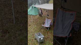 Hot tent camp setup for a weekend wildcamping wildcampingscotland shorts hottent stove [upl. by Acus]