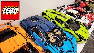 Massive LEGO TECHNIC Car Collection Overview [upl. by Tavi]