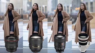 The ULTIMATE PORTRAIT LENS comparison 85mm 12 105mm 14 135mm 18 and 200mm F2 [upl. by Range278]