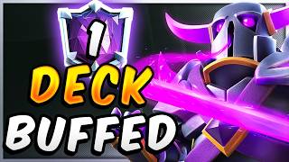 Deck finished 1 IN THE WORLD And Clash Royale BUFFED IT [upl. by Jeff]