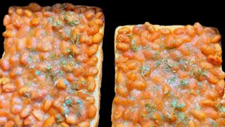 AIR FRYER BEANS TOAST RECIPE [upl. by Ashlin292]