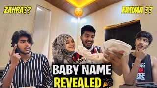 We REVEALED OUR BABY NAME MASHALLAH ❤️😍 [upl. by Aya101]