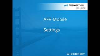 WideOrbit AFR Mobile iPad – Introduction to the App and The Stack Widget [upl. by Phenica]