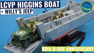 LIMITED EDITION Higgins Boat  Willys Jeep  COBI 4848 Speed Build Review [upl. by Lynette]