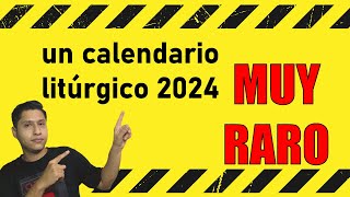 Calendario litúrgico CATÓLICO 2024 │Todos los CAMBIOS para que preparares tus ESQUEMAS DE CANTOS [upl. by Tronna337]