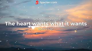 selena gomez  the heart wants what it wants sped up [upl. by Mauchi]