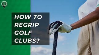 How to Regrip Your Golf Clubs at Home  Step by Step Guide [upl. by Ormsby]