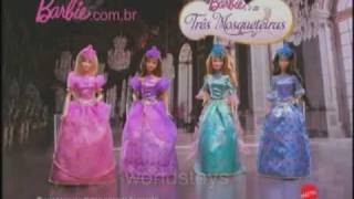 2009 º Barbie y las tres mosqueteras 2 en 1 princesamosquetera comercial ESPLATINO [upl. by Ebeneser]