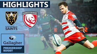 Northampton v Gloucester HIGHLIGHTS  SevenTry Thriller  Gallagher Premiership [upl. by Anuhsal]