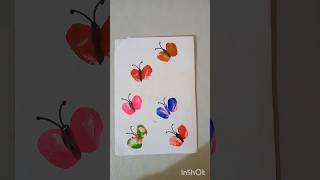 Thumb printing art 🎨 nursery class  fun activity with colour [upl. by Sashenka154]