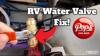 RV Water Valve Repair Part 2 [upl. by Ainafets]