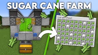 Minecraft EASY Sugar Cane Farm  Tutorial 119 [upl. by Higgins]