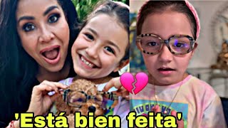 💔Hija pequeña de Carolina Sandoval responde a las críticas sobre su físico junto a su madre😱 [upl. by Wilber354]