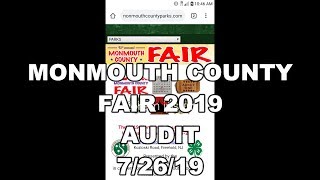 Monmouth County Fair 2019 Audit [upl. by Feltie]