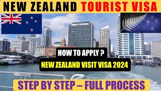 How To Apply New Zealand Visitor Visa 2024  New Zealand Tourist Visa [upl. by Tyra]