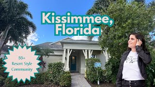 Kissimmee Florida 55 Community New Construction Home Tour [upl. by Aerdnua]