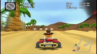 Moorhuhn Fun Kart 2008 PS2 Gameplay HD PCSX2 [upl. by Suqram928]