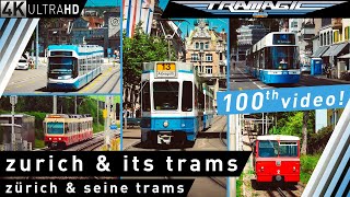 Zürich amp seine Straßenbahnen  4K [upl. by Ricardo]