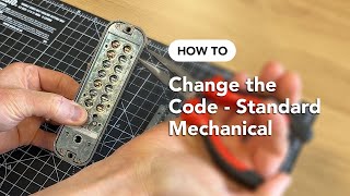 HowTo Change the Code CL50 CL100 CL200 CL400 and CL500 Mechanical Codelocks [upl. by Ahsertal21]