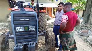 tafe5900 customer door step installation কিভাবে চালাবো ট্রাক্টরmetal viralvideo service tractor [upl. by Morez]