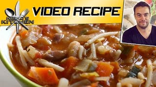 How to make Minestrone Soup [upl. by Airrotal]