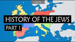 History of the Jews  Summary on a Map [upl. by Karp672]