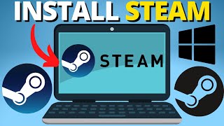 How to Download Steam on Windows PC amp Laptop  2022 [upl. by Ydnir]