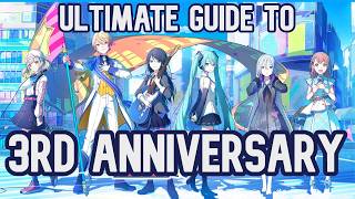 ULTIMATE GUIDE TO 3RD ANNIVERSARY  PROJECT SEKAI GLOBAL [upl. by Afrika]