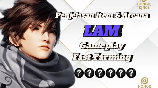 Penjelasan Item amp Arcana  Gameplay Fast Farming LAM honorofkingsindonesia honorofkings [upl. by Pacien]