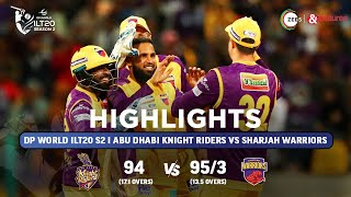 ILT20 S2  English  HIGHLIGHTS  Sunil Narine amp Tom KohlerCadmore  ADKR vs SW  T20  7th Feb [upl. by Jarid738]