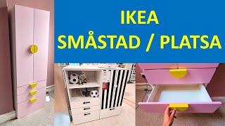 Ikea Smastad  Platsa wardrobe assembly [upl. by Ahsiad221]