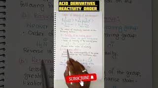 ❌ Reactivity order of Acid derivatives 🔥🔥🔥shorts neet jeemains iitjee boardexam [upl. by Assen]