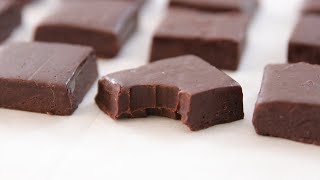 3Ingredient Chocolate Fudge Recipe [upl. by Dorita]