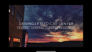 Geisinger General Surgery Central Residency [upl. by Loughlin]