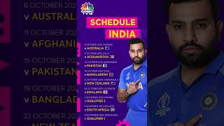 ICC Mens Cricket World Cup 2023 Schedule Full Fixtures Time Table Venues amp More  Ind Vs Pak [upl. by Jerrilee]