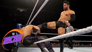 Mustafa Ali vs Hideo Itami  Falls Count Anywhere Match WWE 205 Live Oct 24 2018 [upl. by Amik488]