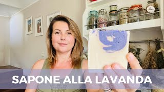 Sapone alla lavanda semplicissimo e profumatissimo  Metodo a freddo [upl. by Eelahc]