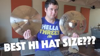 HI HAT Size Comparison 141519 Inch Pairs [upl. by Ailey71]