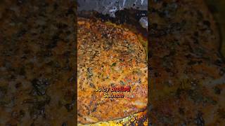 🤫Juicy Broiled Salmon broiledsalmon [upl. by Acinorrev370]