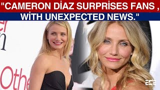 quotCameron Diaz and rapper husband Benji Madden surprise fans with shocking surprisequot [upl. by Grayson]