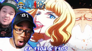 ITS GETTING CRAZY🔥 ONE PIECE EPISODE 1104 amp 1105 REACTION [upl. by Metcalf394]