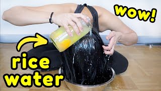 YAO RICE WATER METHOD FOR LONGEST HAIR EVER step by step [upl. by Jacobs]