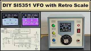 Universal VFO 10 KHz160 MHz with Retro Analog Scale variable frequency oscillator [upl. by Ev722]