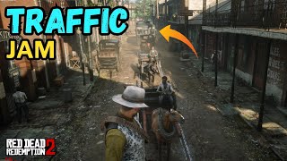 Traffic Jam in Saint Denis RDR2 [upl. by Beverle]