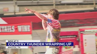 Country Thunder wraps up in Bristol Tennessee [upl. by Arehsat]