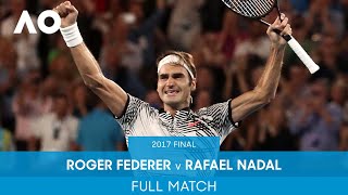 Roger Federer v Rafael Nadal Full Match  Australian Open 2017 Final [upl. by Ginny789]