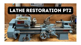 Lathe restoration 1950 boxford model B pt2 [upl. by Lesley]