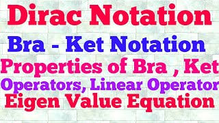 dirac notation hindi [upl. by Sirovart135]