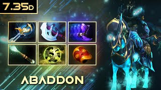 OFFLANE TOBI ABADDON 735  Dota2 4K [upl. by Hermia]