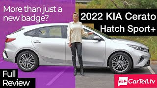 Kia Cerato Sport Hatch  whats new for 2022  Australia [upl. by Eimia]